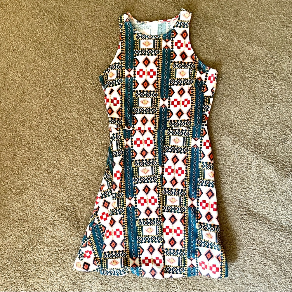 Tribal print H&M skater dress